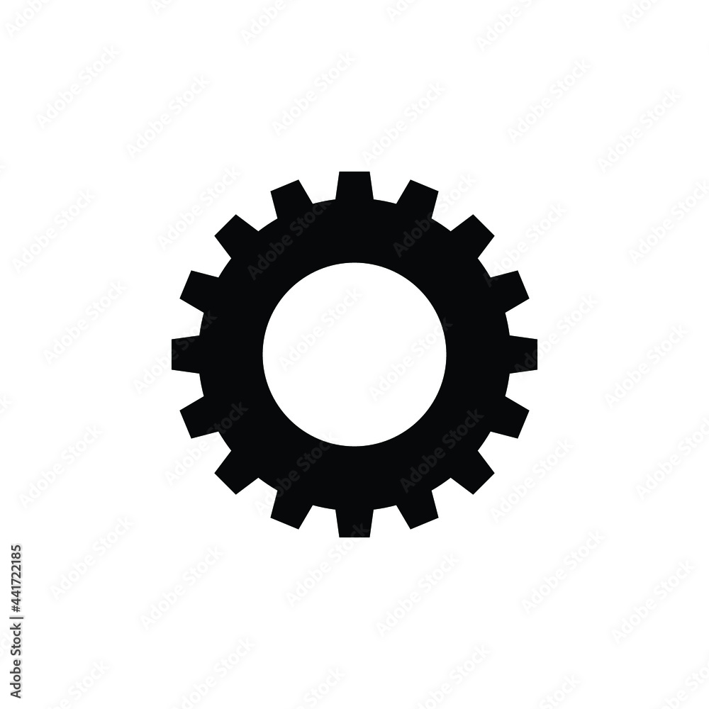 gear icon design template vector