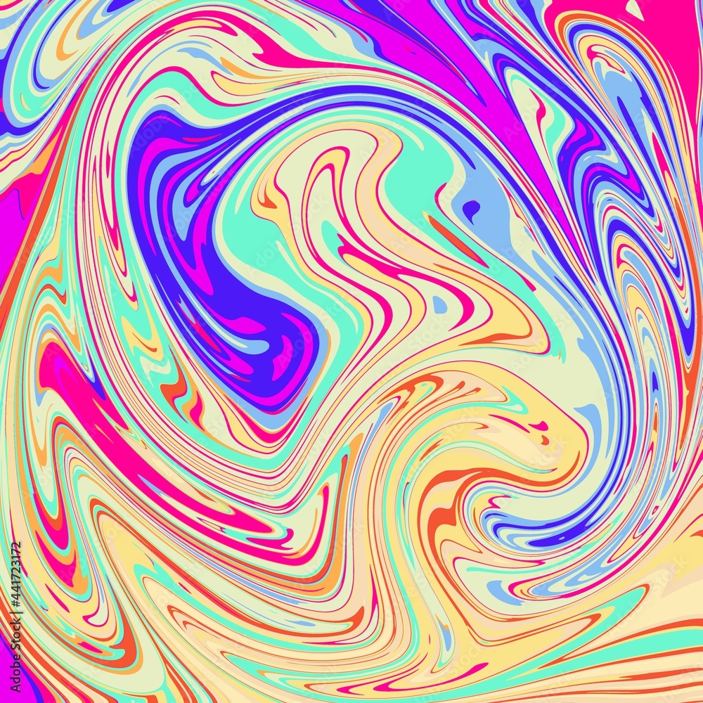 Abstract Background, twirl colorful paint abstract Background.