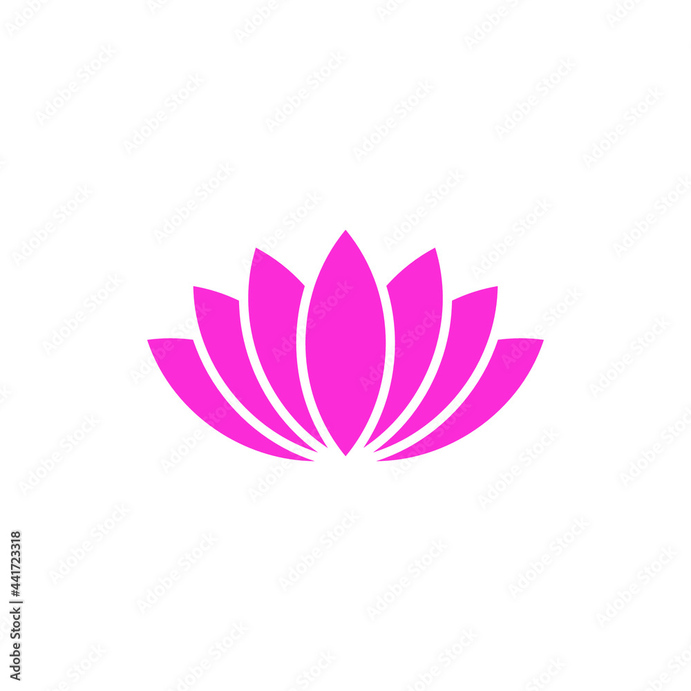 lotus icon design template vector lotus icon design template vector