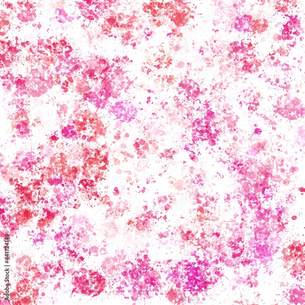 Abstract pink watercolor flower for background.