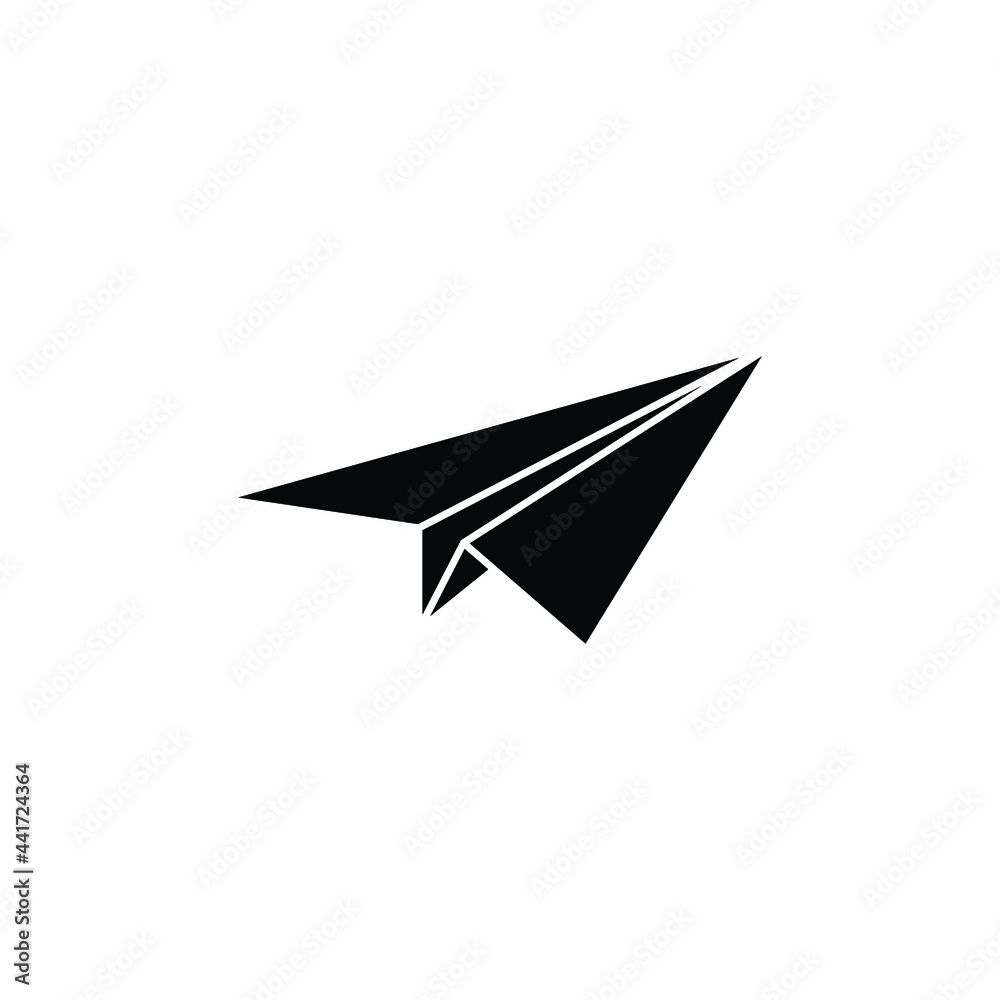 paper plane icon design template vector paper plane icon design template vector