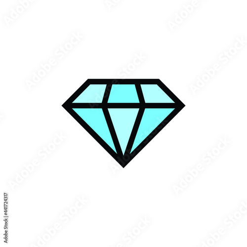 diamond icon design template vector