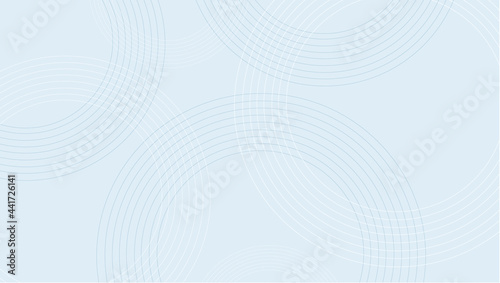 minimal blue circle background vector illustration 