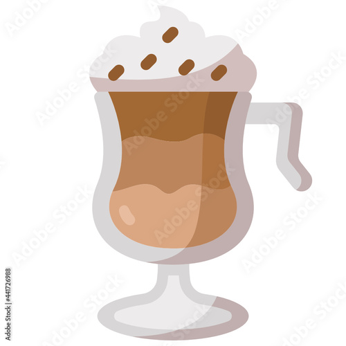 macchiato flat icon