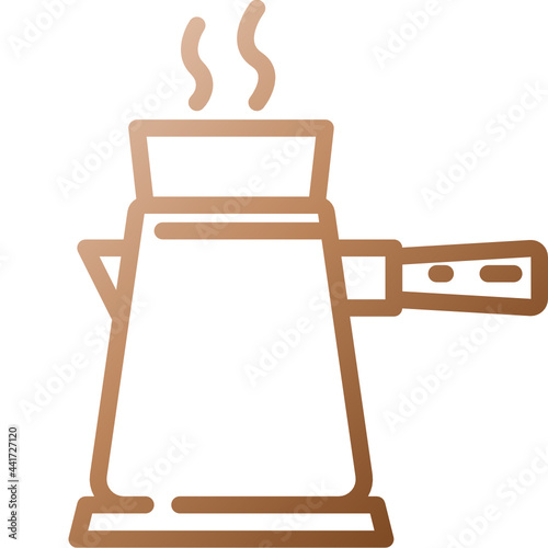 cezve gradient icon