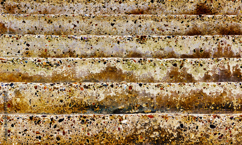 Abstract image of weathered concrete steps
