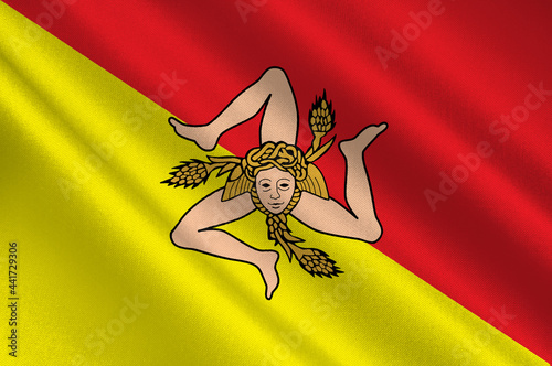 Flag of Sicily, Italy