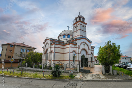 Kraimorie, Burgas, Bulgaria. Temple Church of saint Pimen Zografski