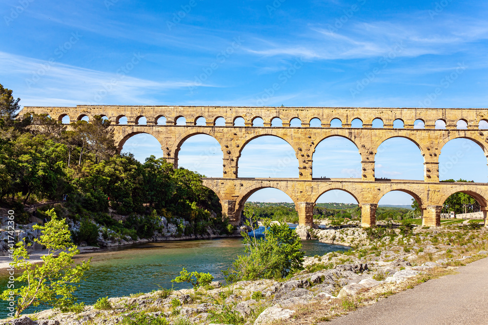 Picturesque antique bridge - aqueduct