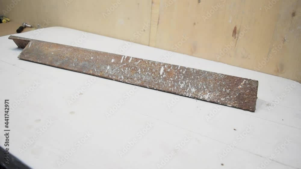 A piece of metal for further processing for the manufacture of metal products. A piece of metal for further processing for the manufacture of metal products.