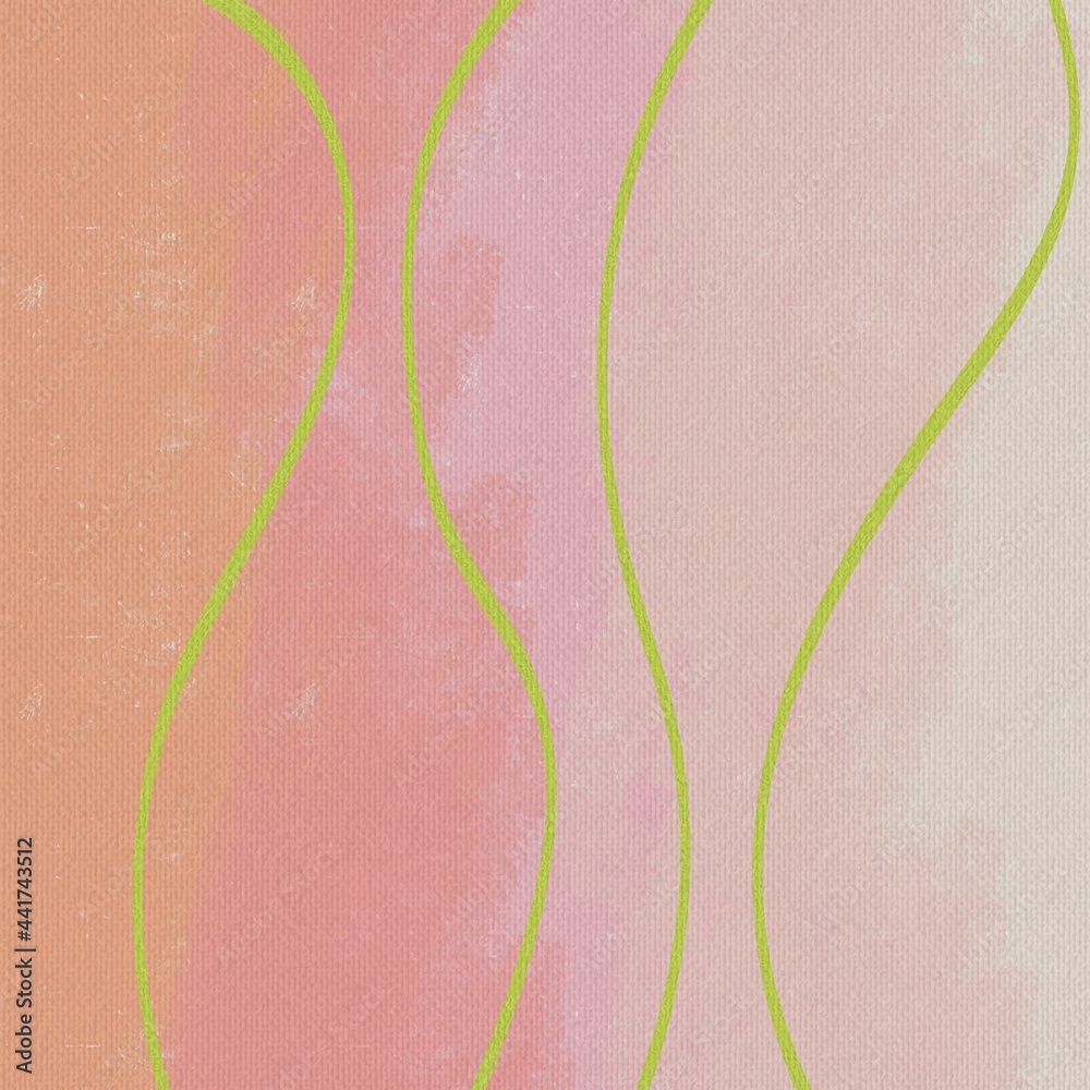 Fototapeta premium warm tones spring summer color palette, watercolor brush gradient on canvas texture, abstract wallpaper idea