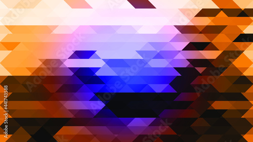 Abstract geometric background. Dies, tiles, bricks.