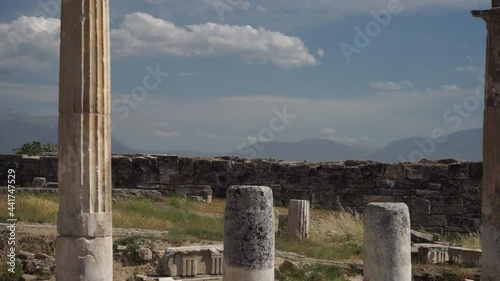 Hierapolis Ancient City in Pamukkale Turkey photo