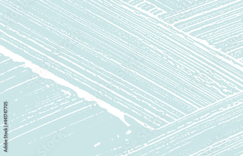 Grunge texture. Distress blue rough trace. Decent