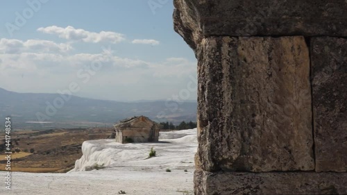 Hierapolis Ancient City in Pamukkale Turkey photo
