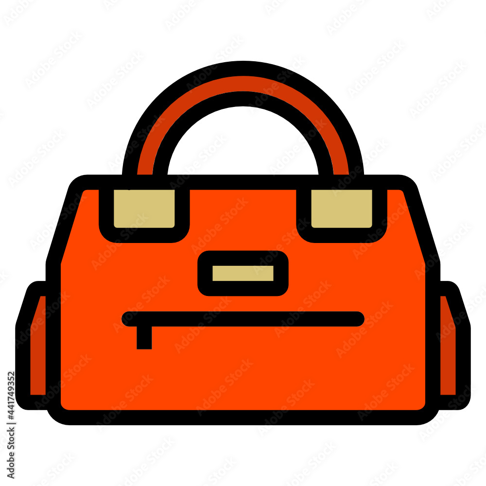 handbag line icon