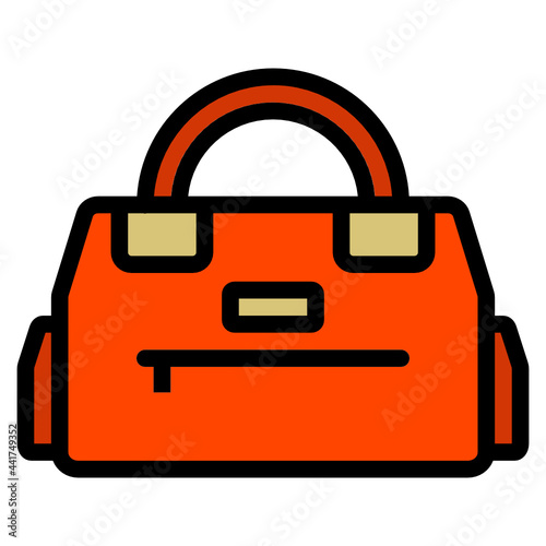 handbag line icon