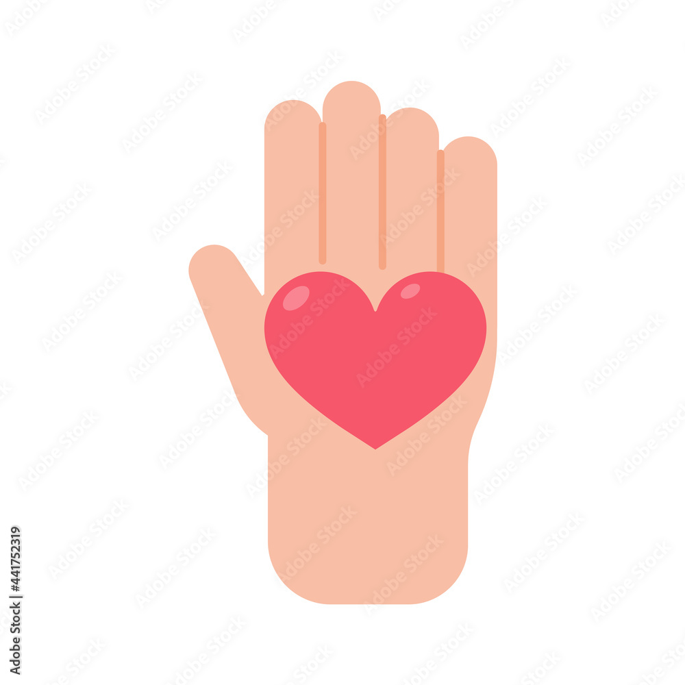 vector hands giving hearts to each other Helping the poor by donating items to charity vector hands giving hearts to each other Helping the poor by donating items to charity