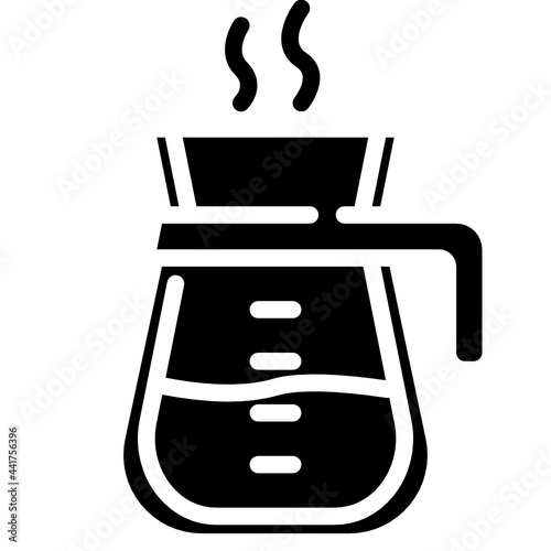 coffee pot solid icon