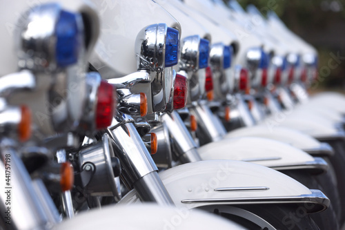 Motor Cycle Road Trip background Street . Big Bikes with Copy Space. Design Retro Style Selective Focus. photo