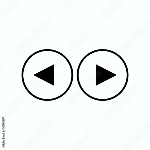 Free Download Play button icon in trendy flat style isolated on grey background. Play symbol for your web site design, logo, app, UI. Vector illustration - GFXLoad