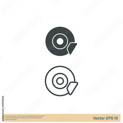 car break Icon Vector illustration simple design element