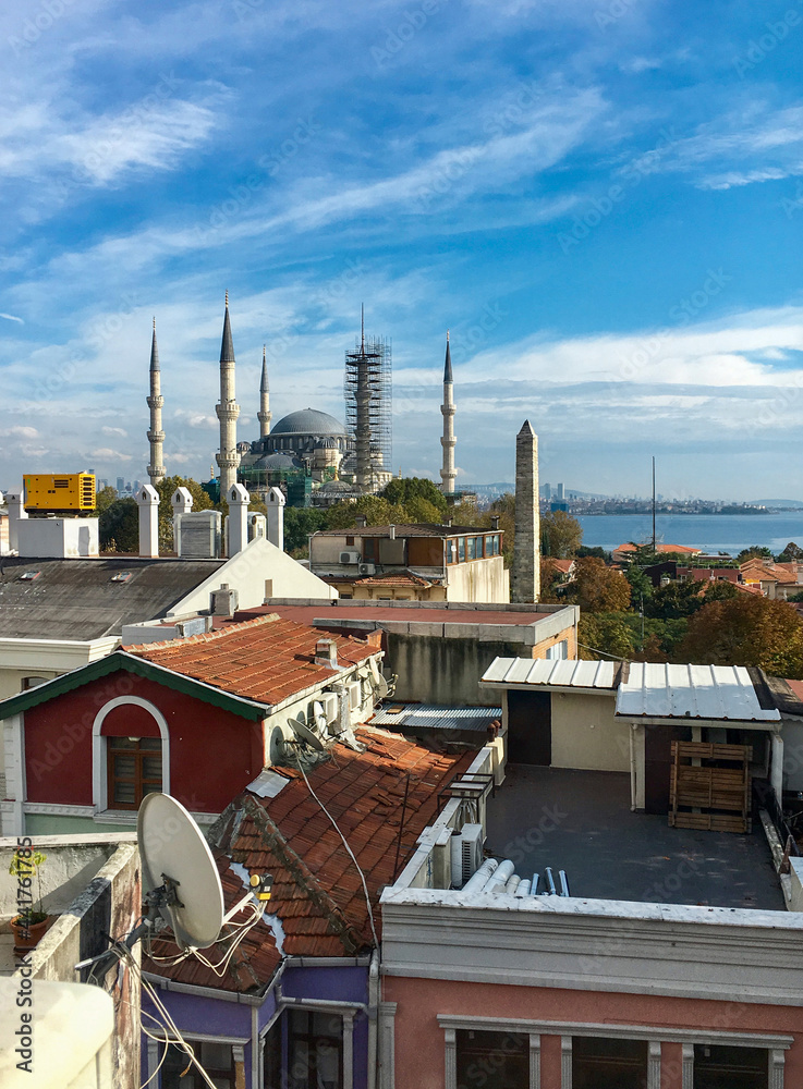 Hagia Sophia mosque view, Istanbul, Turkey Hagia Sophia mosque view, Istanbul, Turkey