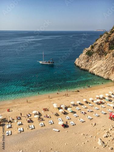 Scenic Kaputaj beach, Turkey photo