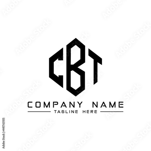 CBT letter logo design with polygon shape. CBT polygon logo monogram. CBT cube logo design. CBT hexagon vector logo template white and black colors. CBT monogram, CBT business and real estate logo. 