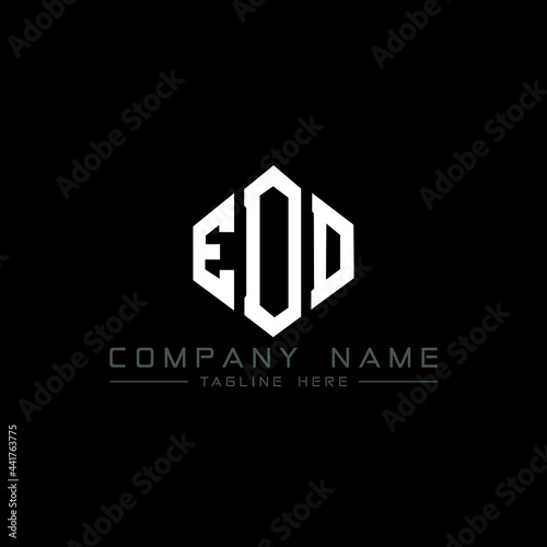 EDD letter logo design with polygon shape. EDD polygon logo monogram. EDD cube logo design. EDD hexagon vector logo template white and black colors. EDD monogram, EDD business and real estate logo. 