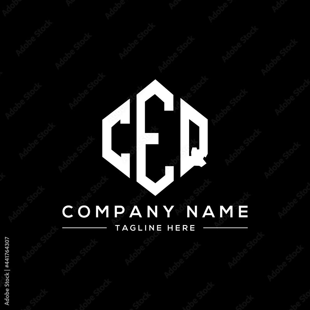 CEQ letter logo design with polygon shape. CEQ polygon logo monogram. CEQ cube logo design. CEQ hexagon vector logo template white and black colors. CEQ monogram, CEQ business and real estate logo. CEQ letter logo design with polygon shape. CEQ polygon logo monogram. CEQ cube logo design. CEQ hexagon vector logo template white and black colors. CEQ monogram, CEQ business and real estate logo.