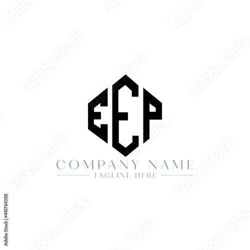 EEP letter logo design with polygon shape. EEP polygon logo monogram. EEP cube logo design. EEP hexagon vector logo template white and black colors. EEP monogram, EEP business and real estate logo. 