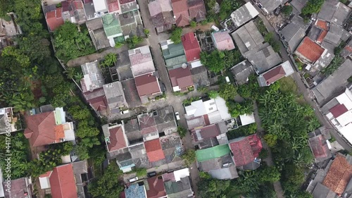 Residential area in Sukamaju, Depok, West Java, Indonesia photo