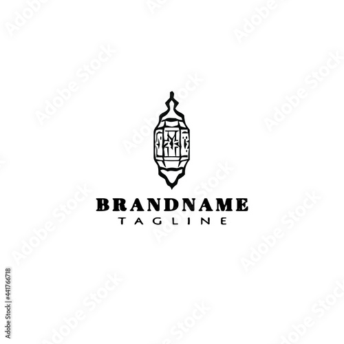 islamic lantern logo icon design icons vector illustration