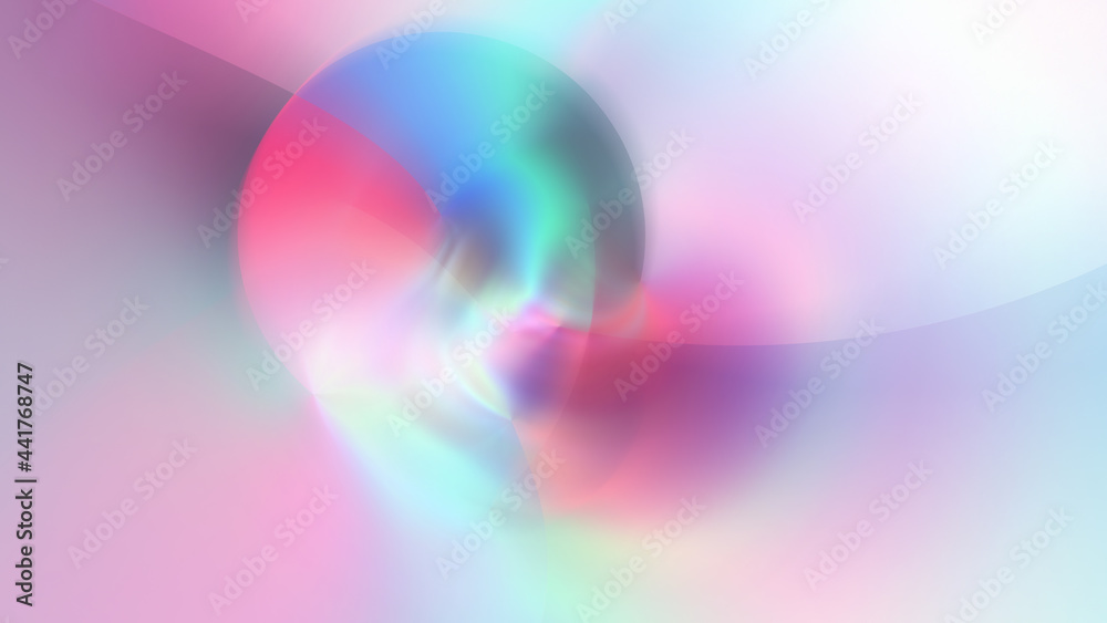 abstract blurred gradient pastel colors  pink purple circle red sun simple design