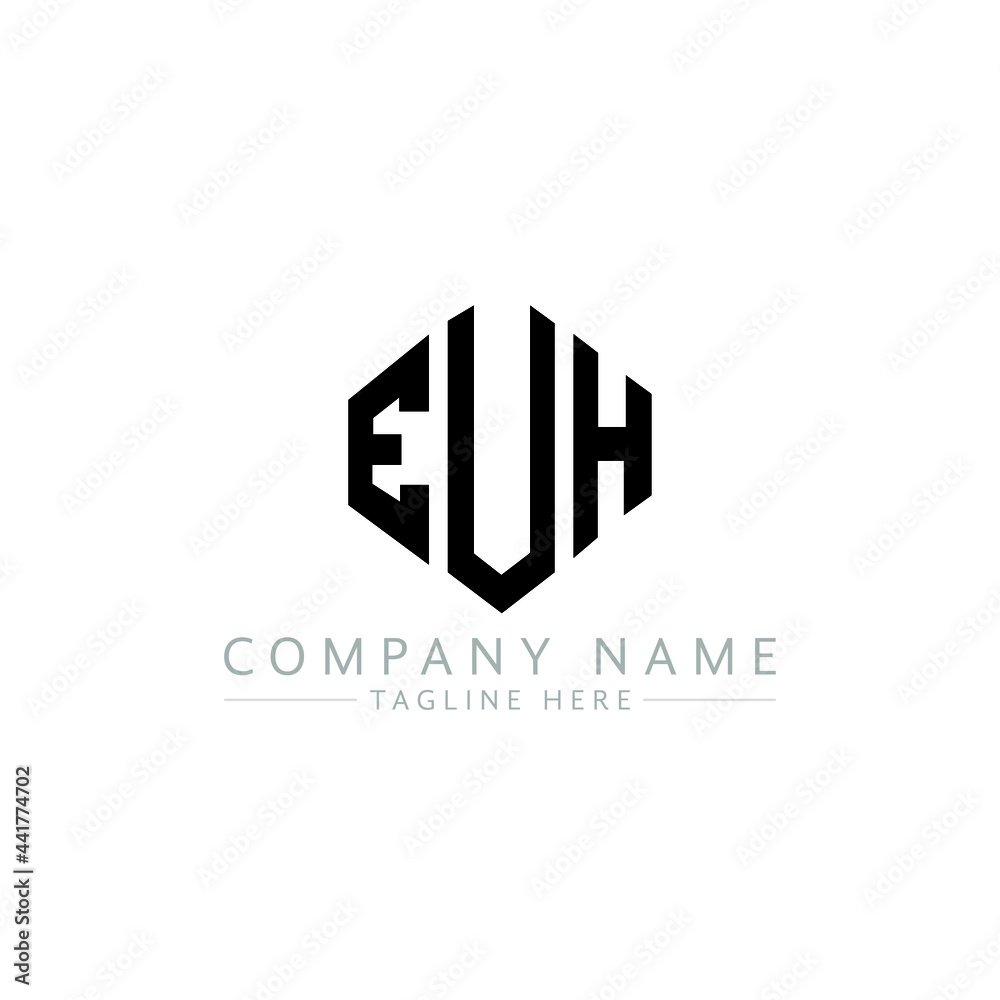 EUH letter logo design with polygon shape. EUH polygon logo monogram. EUH cube logo design. EUH hexagon vector logo template white and black colors. EUH monogram, EUH business and real estate logo. EUH letter logo design with polygon shape. EUH polygon logo monogram. EUH cube logo design. EUH hexagon vector logo template white and black colors. EUH monogram, EUH business and real estate logo.