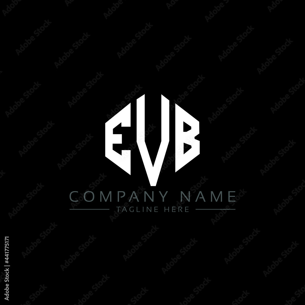 EVB letter logo design with polygon shape. EVB polygon logo monogram. EVB cube logo design. EVB hexagon vector logo template white and black colors. EVB monogram, EVB business and real estate logo. EVB letter logo design with polygon shape. EVB polygon logo monogram. EVB cube logo design. EVB hexagon vector logo template white and black colors. EVB monogram, EVB business and real estate logo.