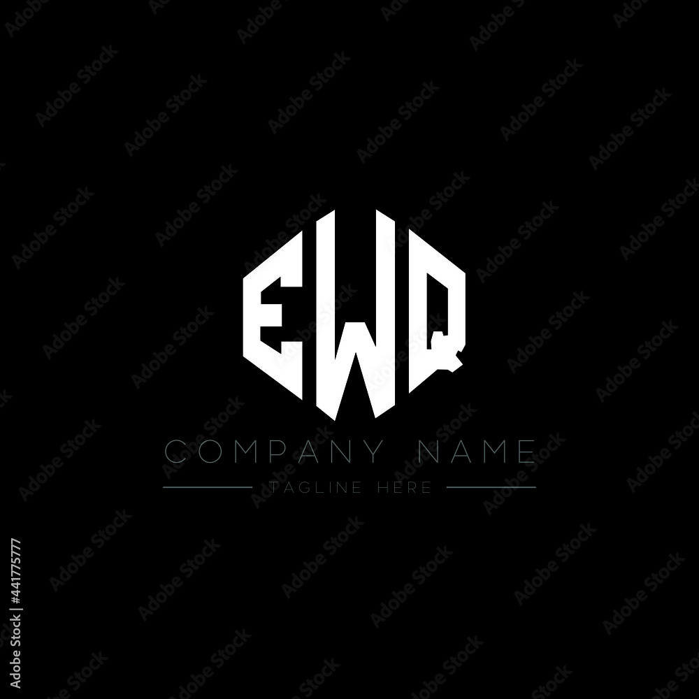EWQ letter logo design with polygon shape. EWQ polygon logo monogram. EWQ cube logo design. EWQ hexagon vector logo template white and black colors. EWQ monogram, EWQ business and real estate logo. EWQ letter logo design with polygon shape. EWQ polygon logo monogram. EWQ cube logo design. EWQ hexagon vector logo template white and black colors. EWQ monogram, EWQ business and real estate logo.