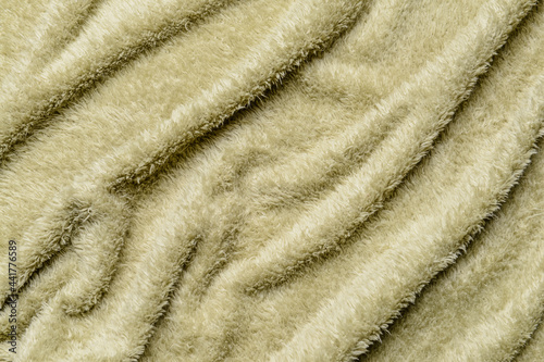 Texture of fluffy fabric, closeup