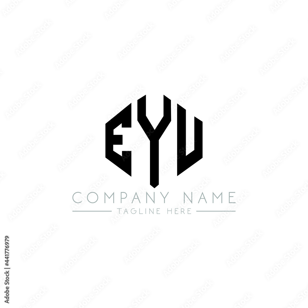 EYU letter logo design with polygon shape. EYU polygon logo monogram. EYU cube logo design. EYU hexagon vector logo template white and black colors. EYU monogram, EYU business and real estate logo. EYU letter logo design with polygon shape. EYU polygon logo monogram. EYU cube logo design. EYU hexagon vector logo template white and black colors. EYU monogram, EYU business and real estate logo.