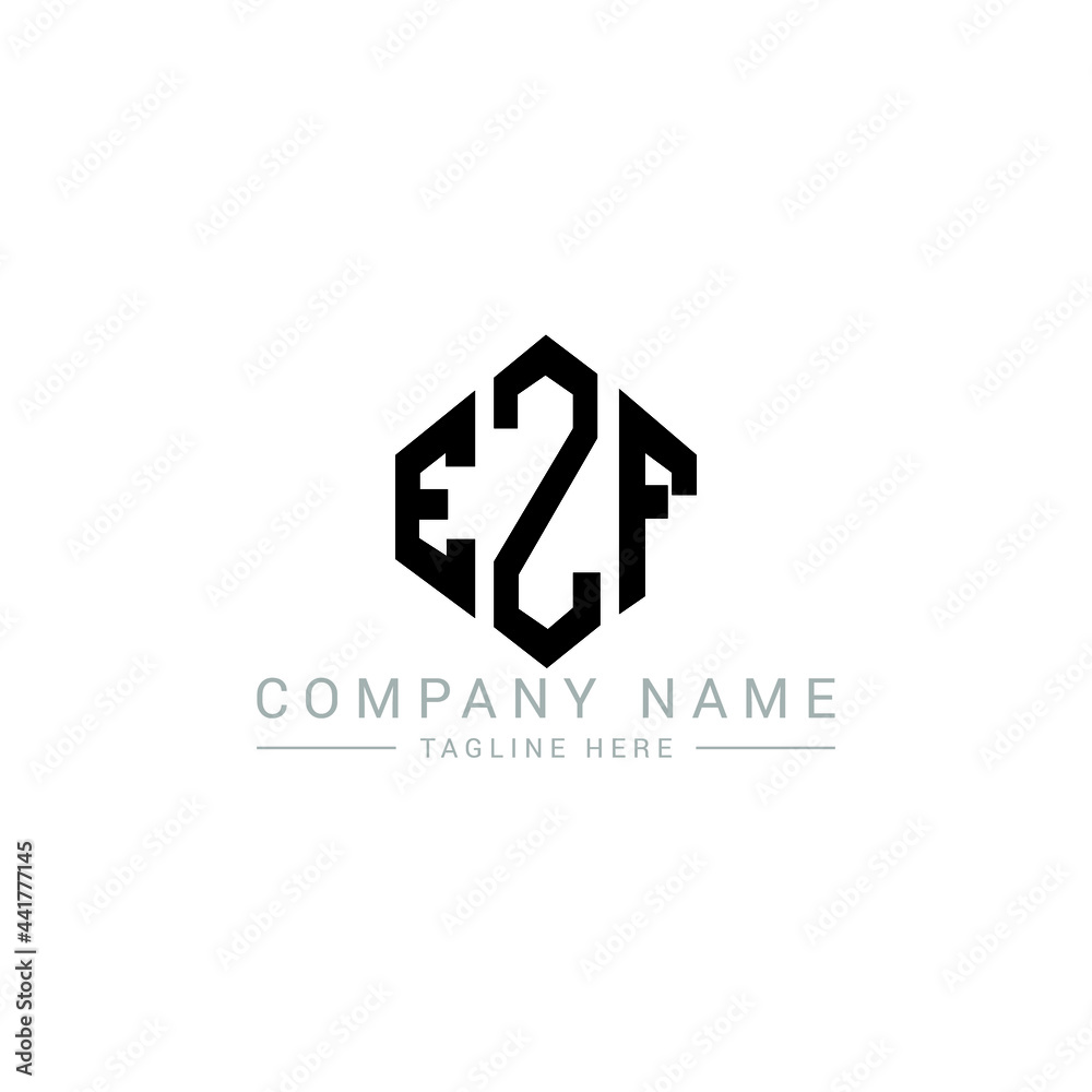 EZF letter logo design with polygon shape. EZF polygon logo monogram. EZF cube logo design. EZF hexagon vector logo template white and black colors. EZF monogram, EZF business and real estate logo. EZF letter logo design with polygon shape. EZF polygon logo monogram. EZF cube logo design. EZF hexagon vector logo template white and black colors. EZF monogram, EZF business and real estate logo.