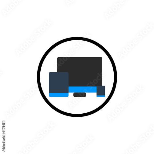 Responsive Icon For Your Project, Project Icons, Responsive Icons in circle