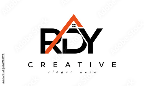 initial RDY letters real estate construction logo vector	 photo