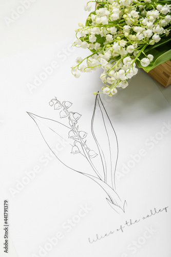 Beautiful lily-of-the-valle...
