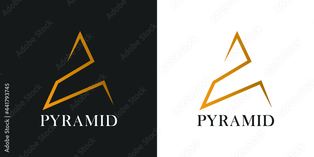 abstract triangle linear logo, design template, vector logo template, letter A Logotype concept, logo.- illustration abstract triangle linear logo, design template, vector logo template, letter A Logotype concept, logo.- illustration