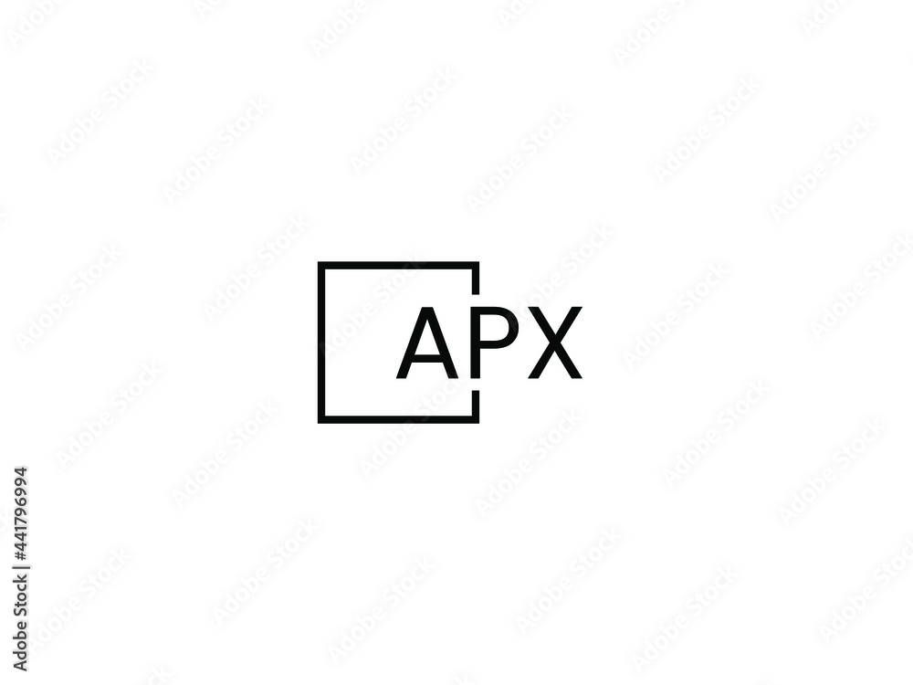 APX Letter Initial Logo Design Vector Illustration APX Letter Initial Logo Design Vector Illustration