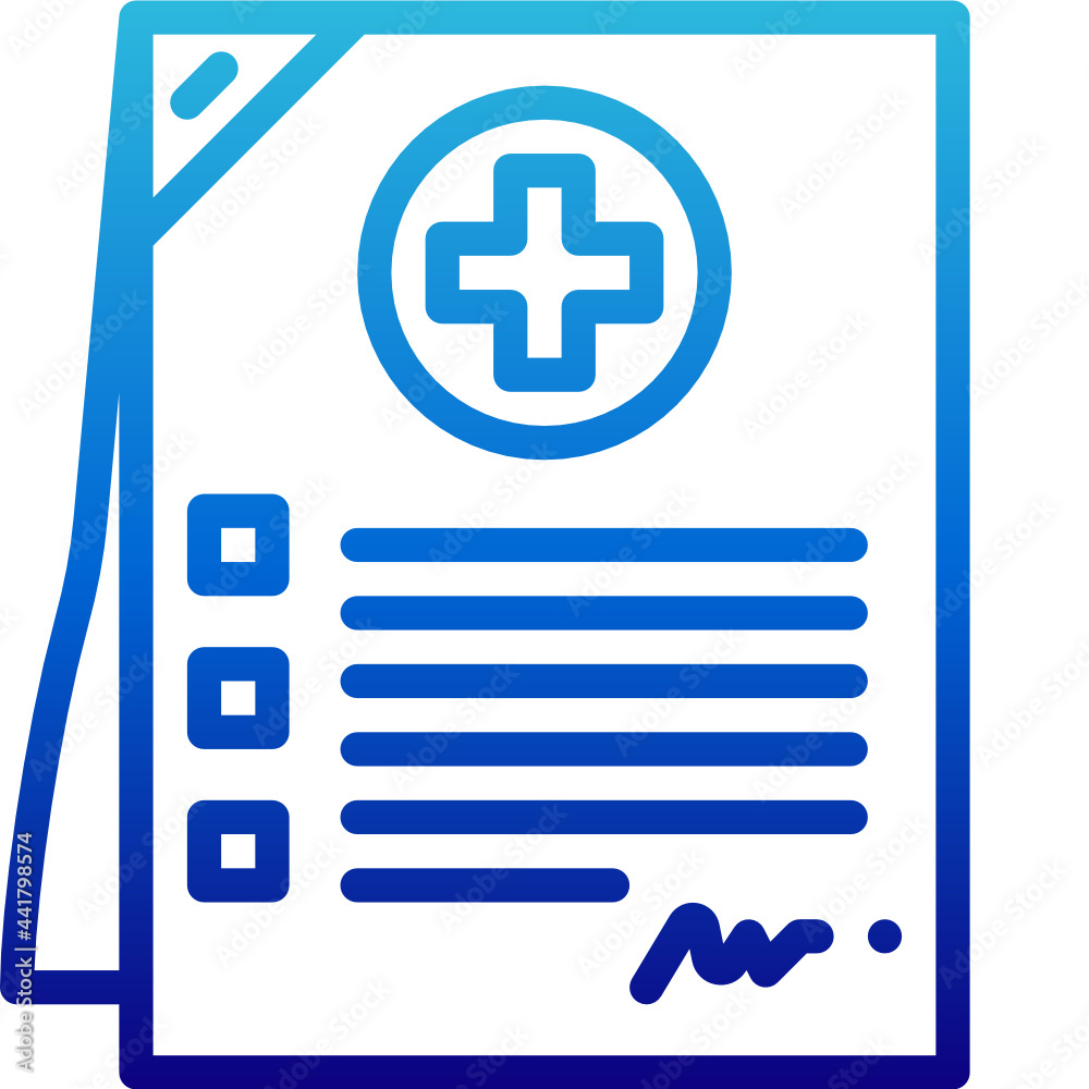 Medical gradient icon