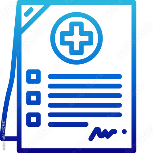 Medical gradient icon