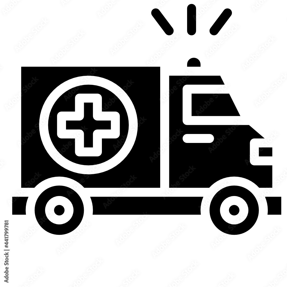ambulance solid icon