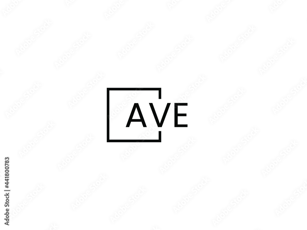 AVE Letter Initial Logo Design Vector Illustration AVE Letter Initial Logo Design Vector Illustration